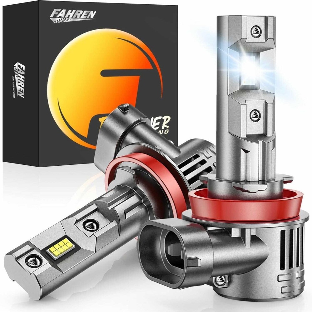 NEW 2 Pack H11 / H8 / H9 Vehicle LED Headlights 6500K Cool White 24,000 Lumens